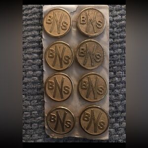 Gold BNS Button Set